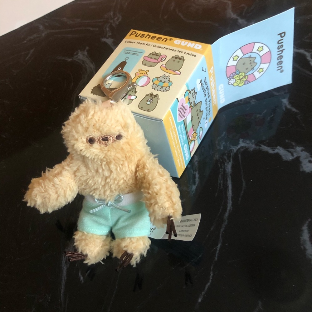 Surprise Pusheen Keychain Sloth Friend/ Mini plush